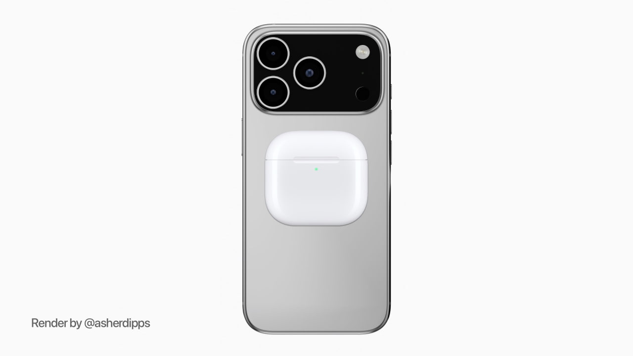По слухам, iPhone 17 Pro получит функцию обратной беспроводной зарядки для подзарядки AirPods и Apple Watch [Отчет]
