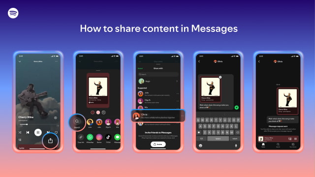 Spotify Launches &#039;Messages,&#039; a New Way to Share and Chat About Music In-App