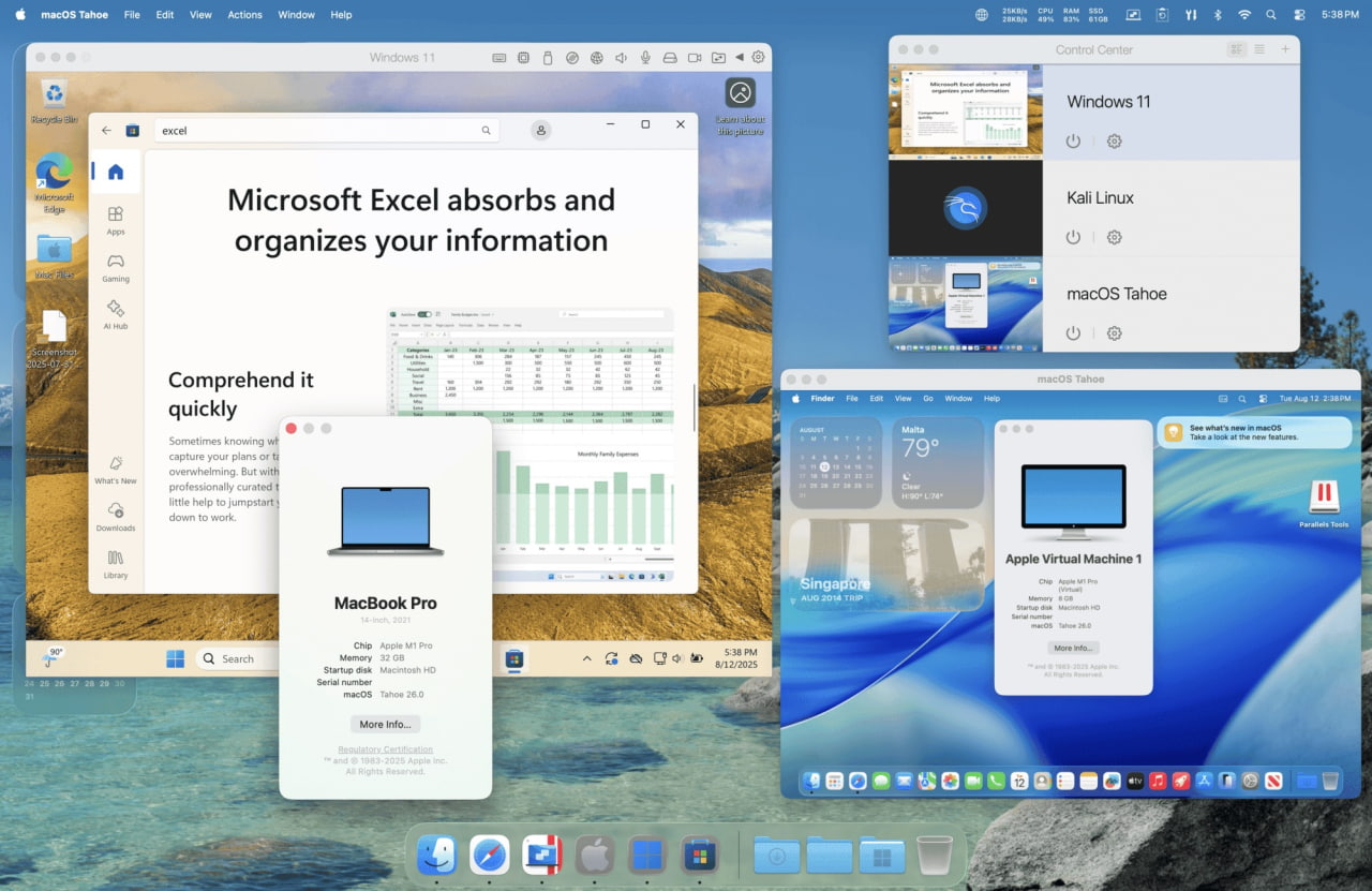 Parallels Releases Desktop 26 With Support for macOS Tahoe and Windows ...