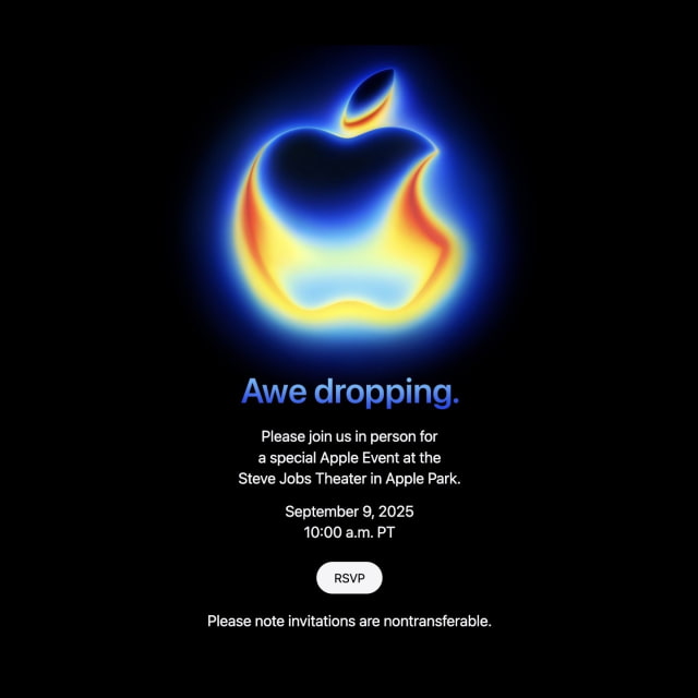 Apple Announces &#039;Awe Dropping&#039; Special Event to Unveil iPhone 17 on September 9