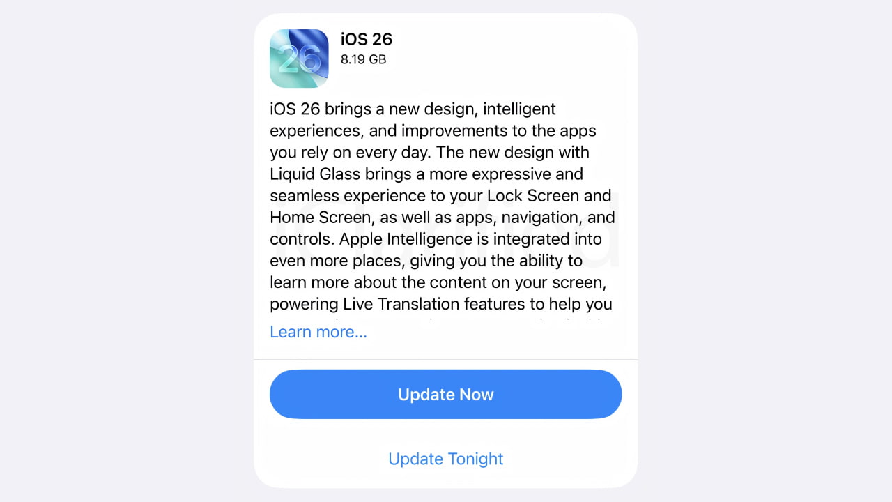 Apple выпускает iOS 26 RC и iPadOS 26 RC [Скачать]