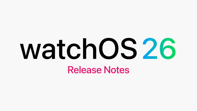 watchOS 26 Release Notes