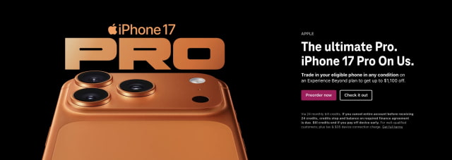 Up to $1,100 Off iPhone 17 Pre-Orders With AT&amp;T, Verizon, and T-Mobile