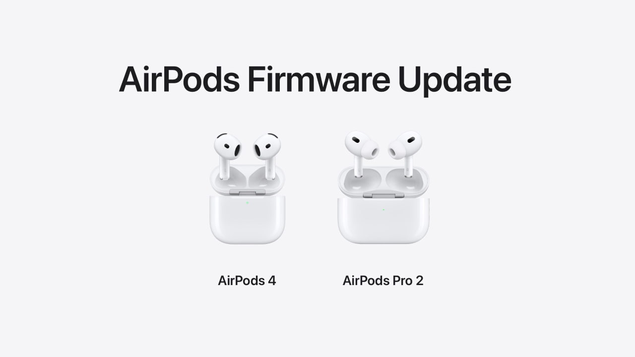 Apple выпускает обновление прошивки для AirPods Pro 2 и AirPods 4