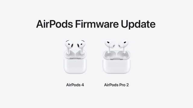 Apple Releases Firmware Update for AirPods Pro 2, AirPods 4