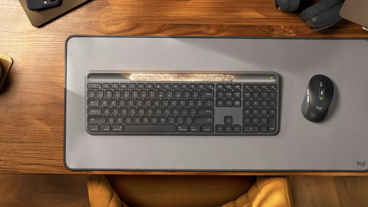 Logitech представляет клавиатуру Signature Slim Solar+, которая никогда не нуждается в зарядке