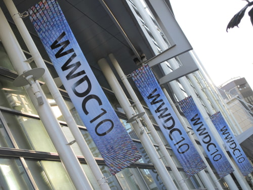 Quelques photos du décore du &quot;Moscone West center&quot; pour le WWDC 2010