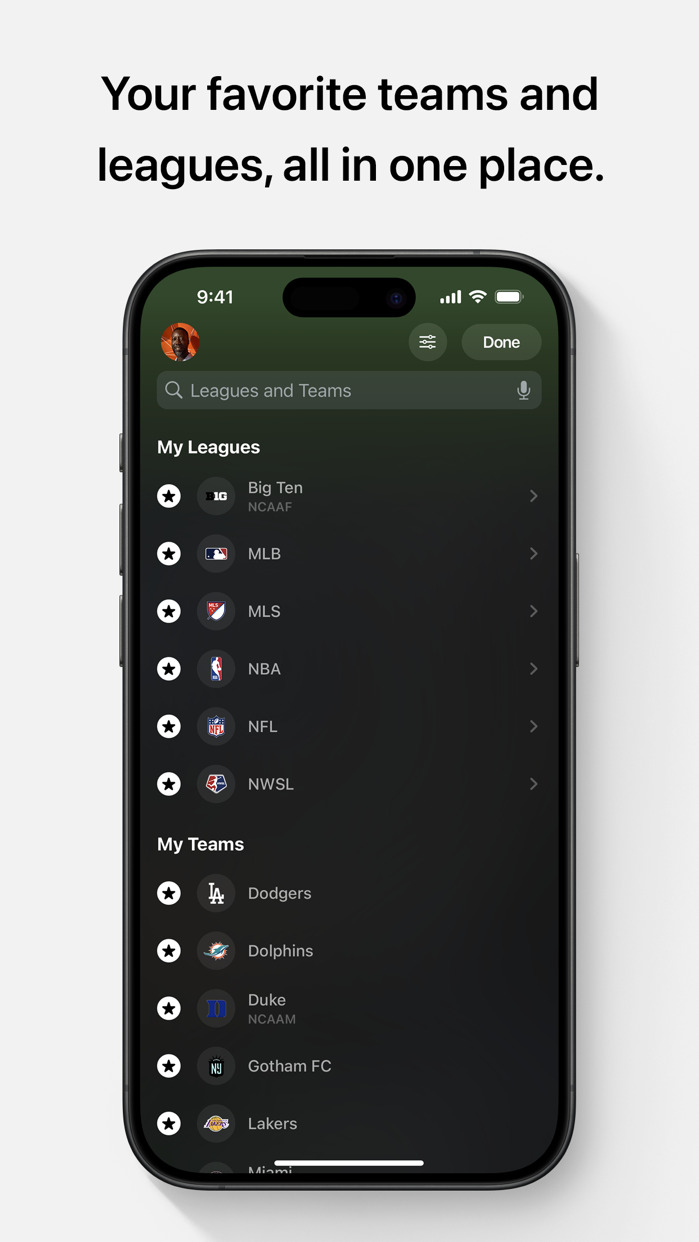 Apple Sports App Adds Live Drive Charts for NFL and College Football