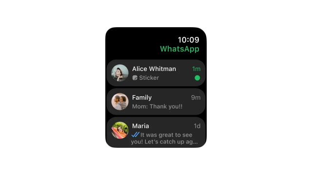 WhatsApp Launches Native Apple Watch App With Voice Messages, Call Notifications, and More