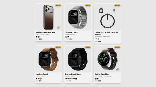 Nomad Black Friday Sale: Up to 75% Off iPhone Cases, Apple Watch Bands, and Chargers