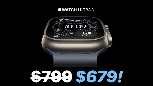 Apple Watch Ultra 3 Drops to New All-Time Low of $679 [Deal]