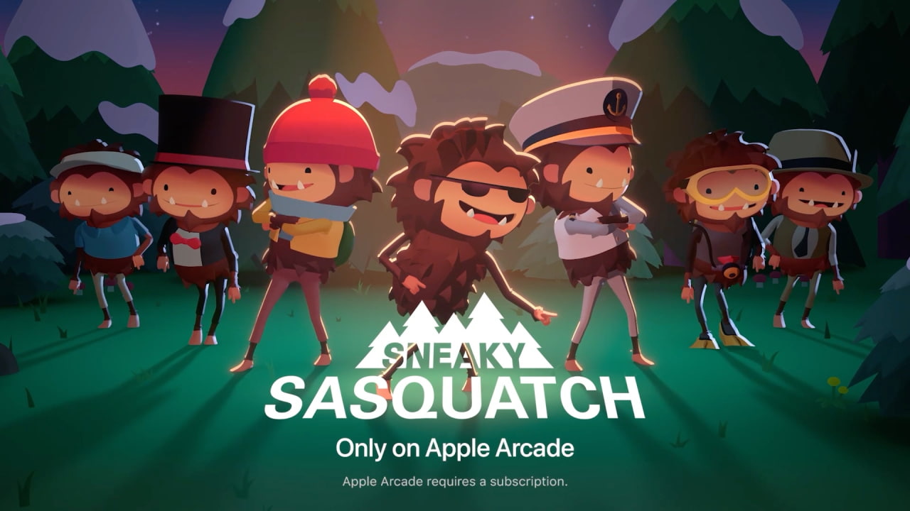 Apple анонсировала новое обновление для «Sneaky Sasquatch» и мероприятия в магазинах, а в январе выйдут четыре новые игры