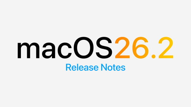 macOS Tahoe 26.2 Release Notes