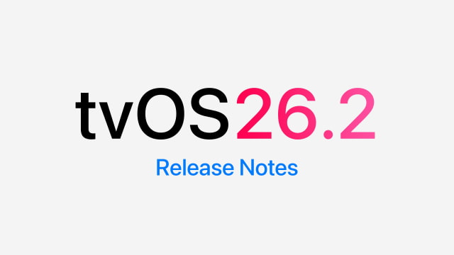 tvOS 26.2 Release Notes