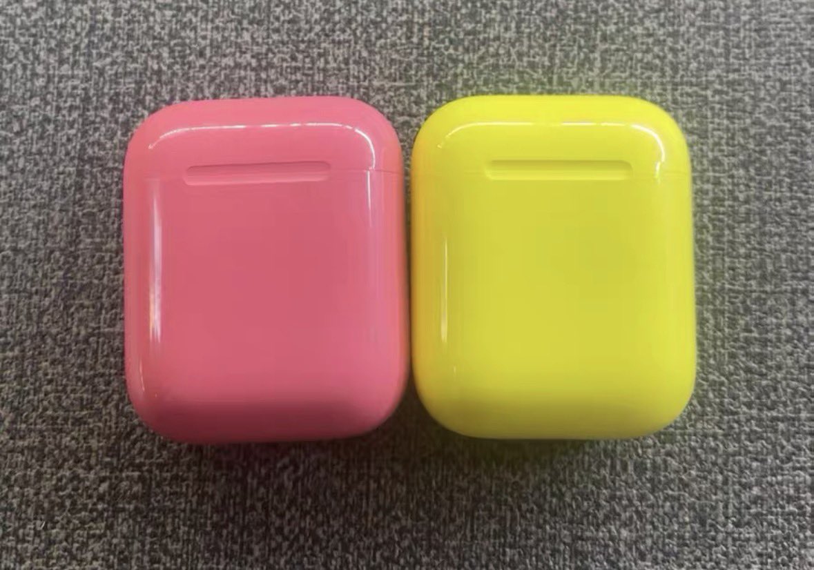 Images Reveal Apple's Abandoned Pink and Yellow AirPods Prototypes Inspired by the iPhone 5c