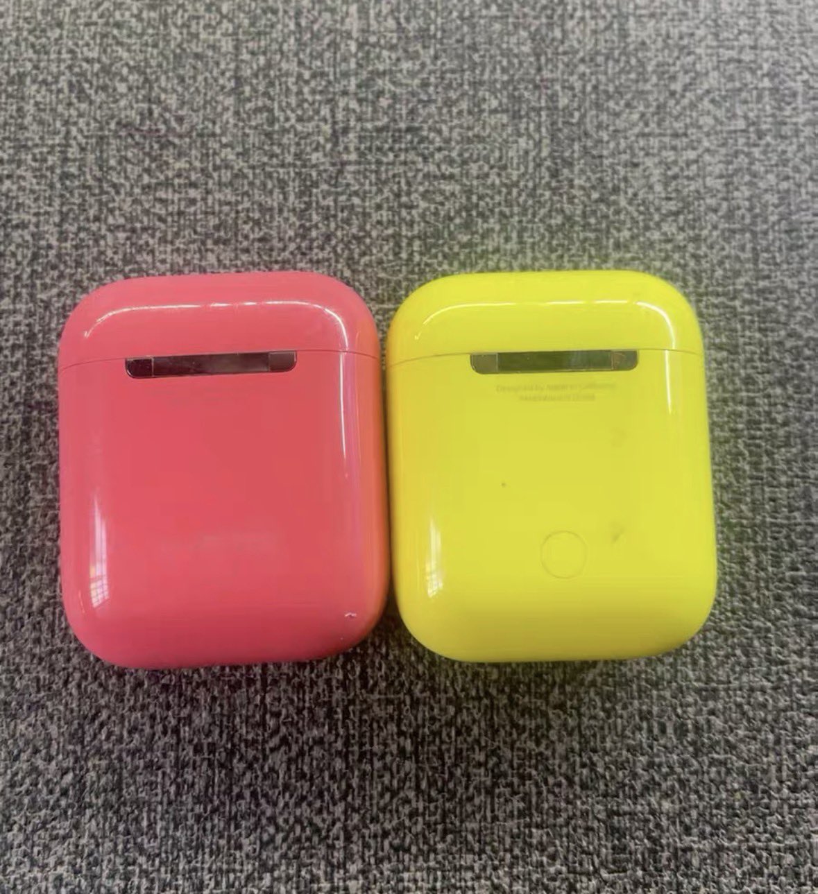 Images Reveal Apple's Abandoned Pink and Yellow AirPods Prototypes Inspired by the iPhone 5c