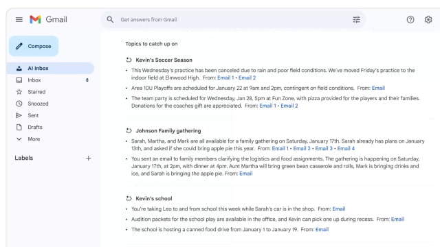 Google Rolls Out Gemini AI in Gmail to Summarize Emails and Answer Questions [Video]
