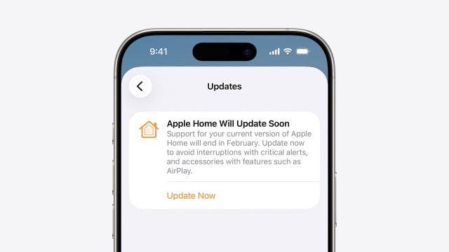 Apple Warns Users of Impending Deadline to Update Apple Home