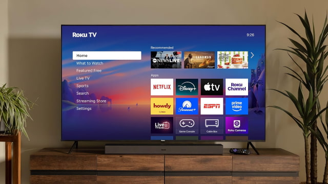 Roku 55-inch 4K Smart TV Drops to $278 With AirPlay and Apple TV App [Deal]