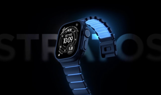 Nomad Unveils Limited Edition 'Icy Blue Glow' Stratos Band for Apple Watch