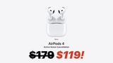 Apple AirPods 4 With Active Noise Cancellation Drop to $119 [Deal]