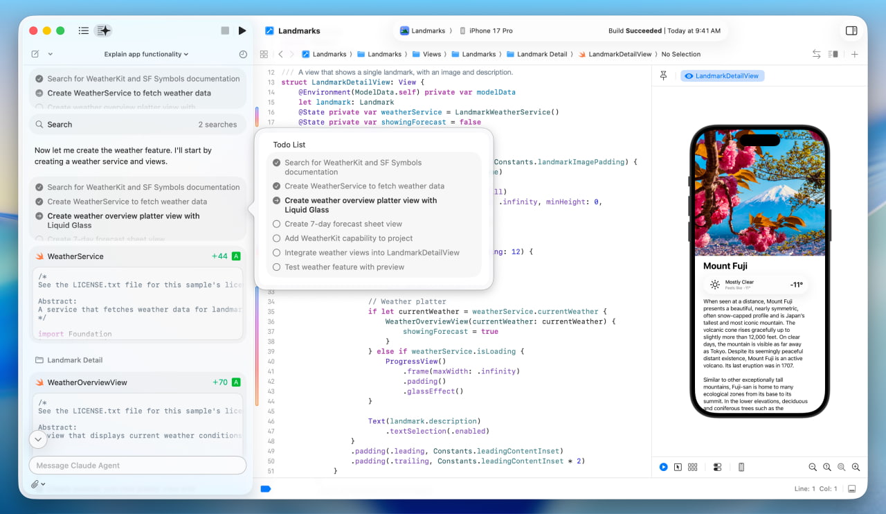 Apple представляет «агентное программирование» в Xcode 26.3 с поддержкой OpenAI и Anthropic