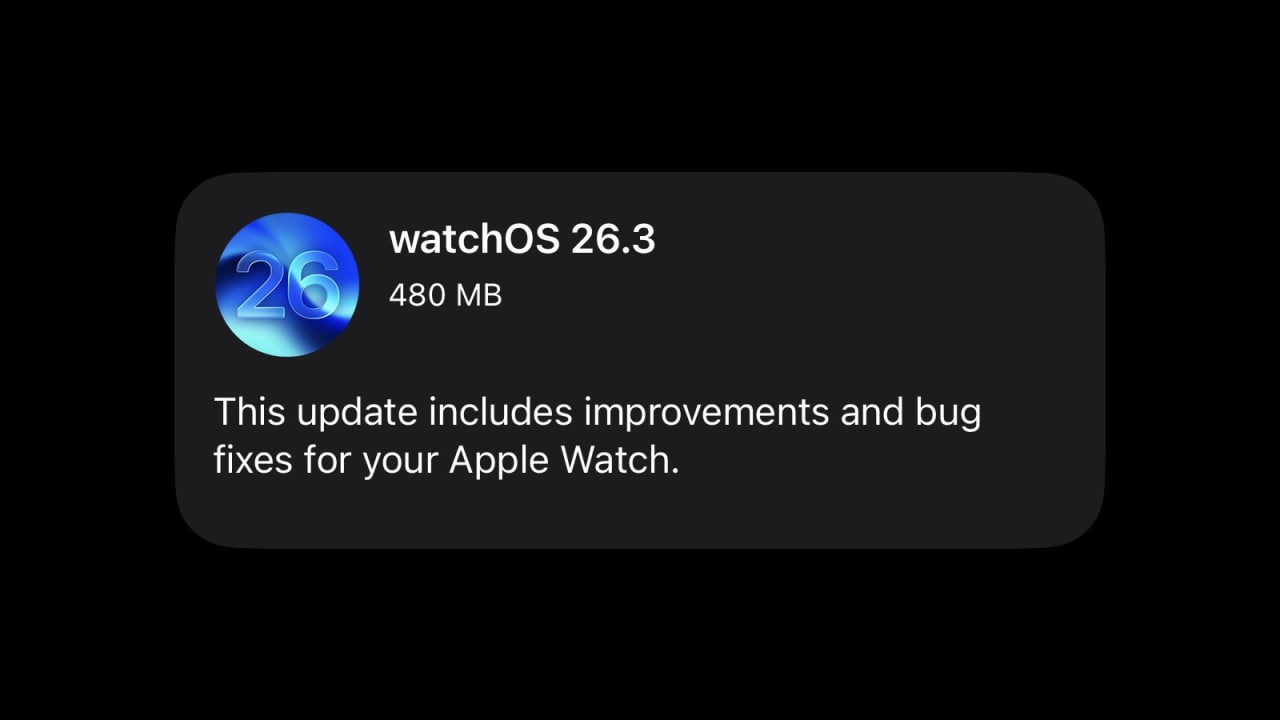 Apple выпускает watchOS 26.3 RC, tvOS 26.3 RC и visionOS 26.3 RC для разработчиков [Скачать]