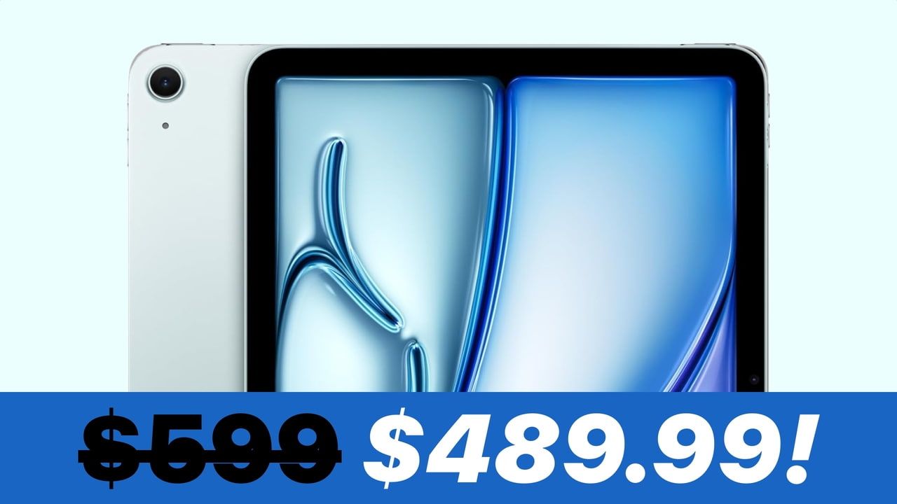 iPad Air (M3) Drops to Lowest Price of the Year at $489.99 [Deal