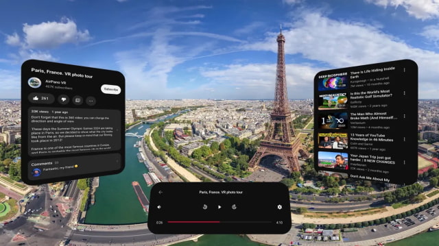 YouTube Launches Native Apple Vision Pro App With 8K Video Exclusive to M5 Models