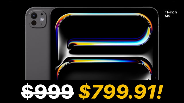 11-Inch M5 iPad Pro Hits New All-Time Low at $799.91 [Deal]