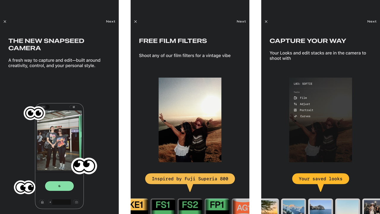 Google Launches Snapseed Camera for iPhone With Pro Manual Controls and Film Presets