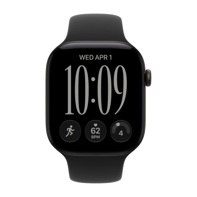 Apple Watch Series 12 (46mm, GPS, Aluminum, Black) with Sport Band (M/L, Black) Apple Watch Series 12 (46mm, GPS, Aluminum, Black) with Sport Band (M/L, Black)