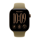 Apple Watch Series 12 (46mm, Cellular, Aluminum, Dark Bronze) with Sport Band (M/L, Olive)