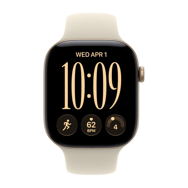 Apple Watch Series 12 (46mm, Cellular, Aluminum, Light Gold) with Sport Band (M/L, Sand) Apple Watch Series 12 (46mm, Cellular, Aluminum, Light Gold) with Sport Band (M/L, Sand)