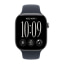 Apple Watch Series 12 (46mm, Cellular, Aluminum, Space Gray) with Sport Band (M/L, Navy Blue)