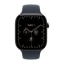 Apple Watch Series 12 (46mm, Cellular, Titanium, Natural) with Sport Band (M/L, Navy Blue)
