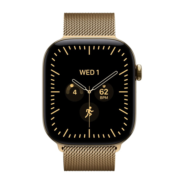 Apple Watch Series 12 (46mm, Cellular, Titanium, Radiant Gold) with Milanese Loop Band (M/L, Radiant Gold) Apple Watch Series 12 (46mm, Cellular, Titanium, Radiant Gold) with Milanese Loop Band (M/L, Radiant Gold)