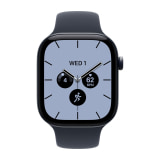 Apple Watch Series 12 (46mm, Cellular, Ceramic, Night Blue) with Sport Band (M/L, Navy Blue)