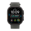 Apple Watch Ultra (4th Generation) (49mm, Cellular, Titanium, Black) with Ocean Band (Translucent Black)