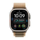 Apple Watch Ultra (4th Generation) (49mm, Cellular, Titanium, Natural) with Alpine Loop Band (Large, Desert)