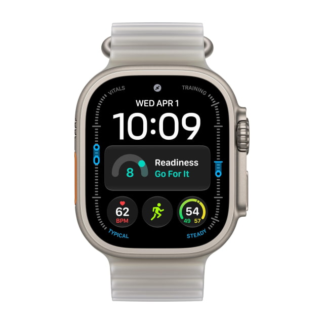 Apple Watch Ultra (4th Generation) (49mm, Cellular, Titanium, Natural) with Ocean Band (Translucent Gray) Apple Watch Ultra (4th Generation) (49mm, Cellular, Titanium, Natural) with Ocean Band (Translucent Gray)