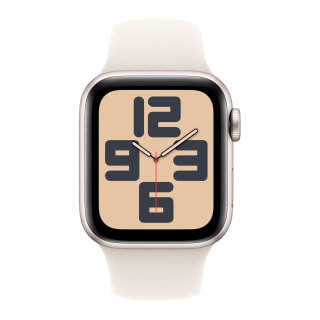 Apple Watch SE (2nd Generation) (40mm, GPS, Aluminum, Starlight) with Sport Band (M/L, Starlight)