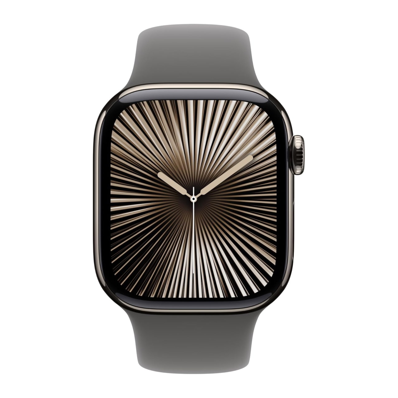 Apple Watch Series 10 (42mm, Cellular, Titanium, Natural) with 
