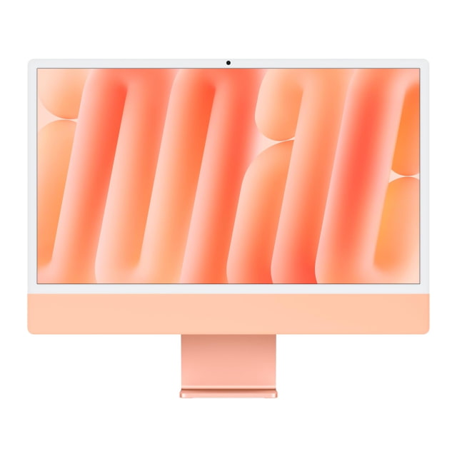 iMac (M4) (24-inch, 4-ports, 16GB RAM, 256GB SSD, Orange)