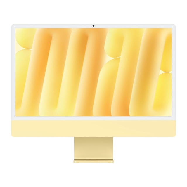 iMac (M4) (24-inch, 4-ports, 16GB RAM, 256GB SSD, Yellow)