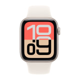 Apple Watch SE (3rd Generation) (44mm, GPS, Aluminum, Starlight) with Sport Band (M/L, Starlight)