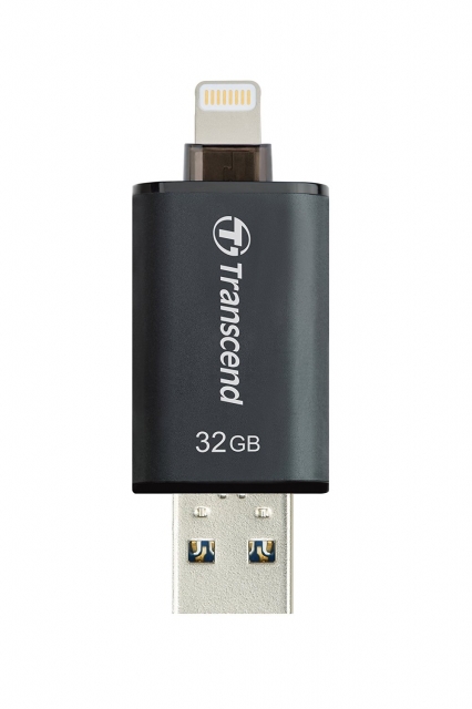 Transcend JetDrive Go 300 Lightning/USB Flash Drive - 32GB (Black)