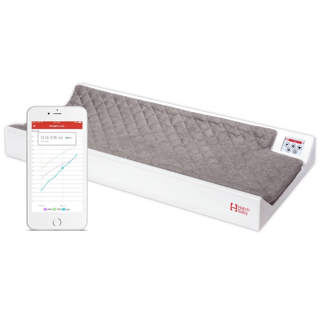 Hatch Baby Smart Changing Pad and WiFi Scale (Ash) - iClarified