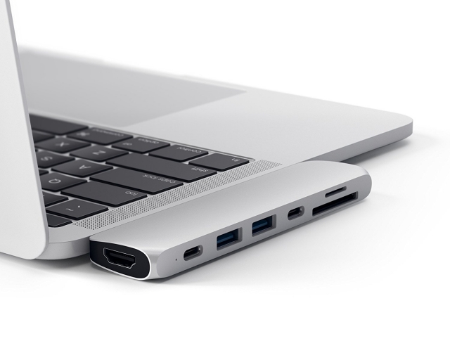 Satechi Aluminum Pro Hub for MacBook Pro (Silver)