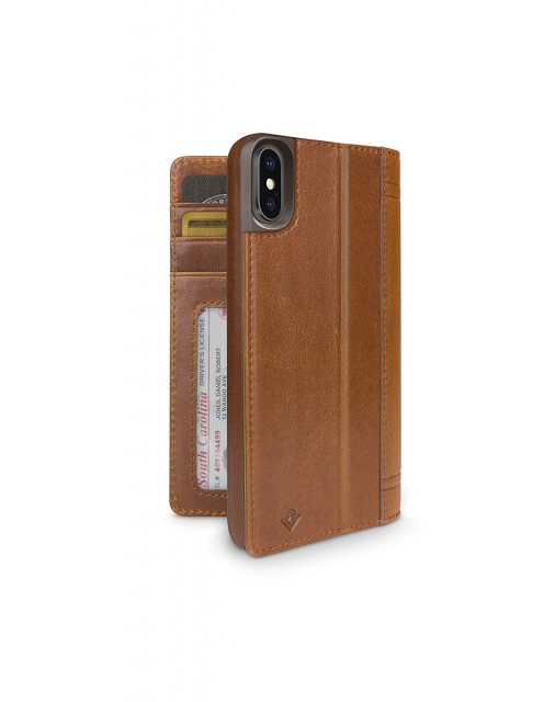 Twelve South Journal Case for iPhone X (Cognac)